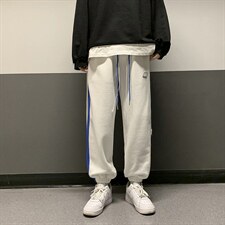 主推！大货！2023秋季男士撞色运动裤宽松休闲卫裤K2028P55,男装休闲裤,电商B220