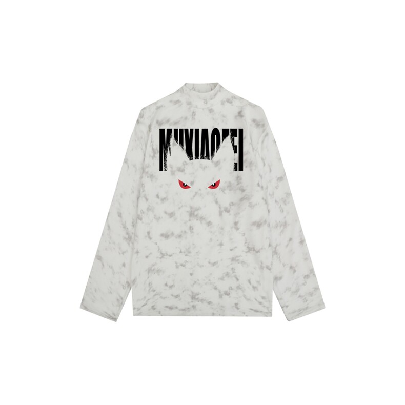 260克重磅扎染德绒半高领打底衫【有货】HD019-DR25234RB-P25图片