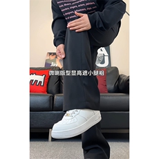 视频图-美式复古微喇西裤男潮牌宽松阔腿裤8029-P38，男装西裤，电商B380（原B361）