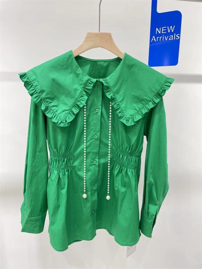 百搭休闲款衬衫，女装衬衫，橙色恋人(6F)