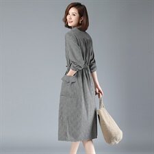 杭州四季青素素正品订长袖连衣裙女2025新款秋季气质妈妈格子裙子，女装连衣裙，3200格调