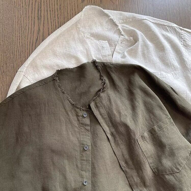 有货DS290-特批38日系复古毛边设计感长袖衬衫男士春秋,男装衬衫,星座603-2