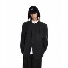 网络图慎用！图片只做展示大货已到圆领新中式西服男XF78107P85控，男装西服，星座226-2