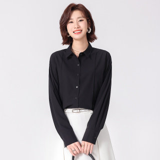 夏季气质宽松打底纯色衬衫,女装衬衫,纳驰羊绒