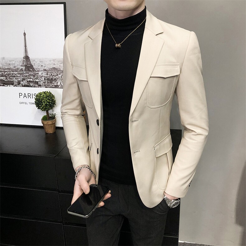 秋冬休闲西装搭配夹克西装单西修身 西服 A236-XZ-212-P145图片