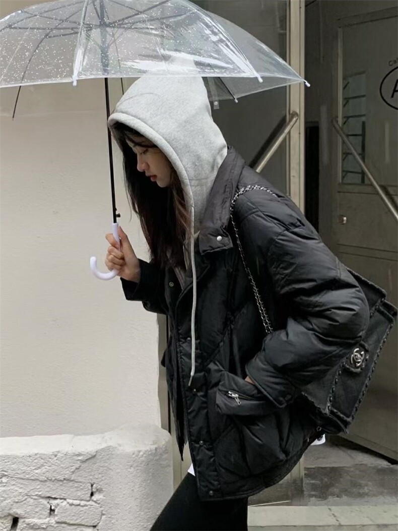 假两件短款衣，女装棉衣/棉服，里奈(1F)