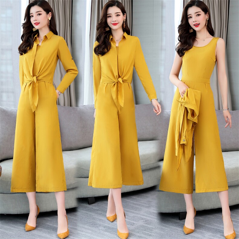 2021春装中长裙子味小清新连体裙两件套装裙，女装套装/套裙，欣贝拉