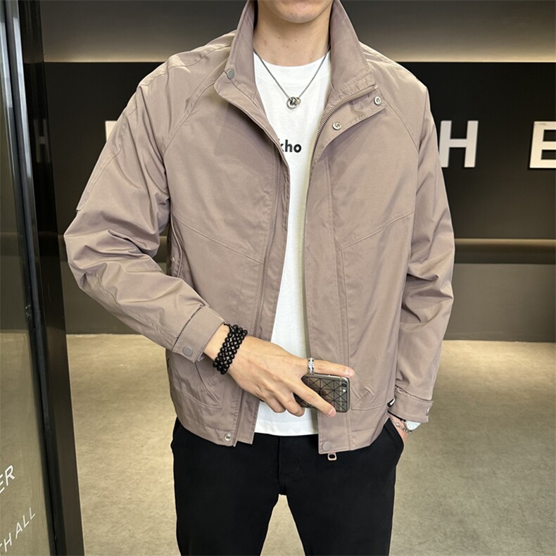 夹克男秋季立接高品质外套型男商务休闲百搭外套夹克N8819-P65,男装夹克,星座310B-3