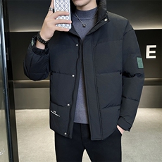 新款男士小立领羽绒服夹克加厚防寒309B-3-81066-P190，男装夹克，星座1409-3