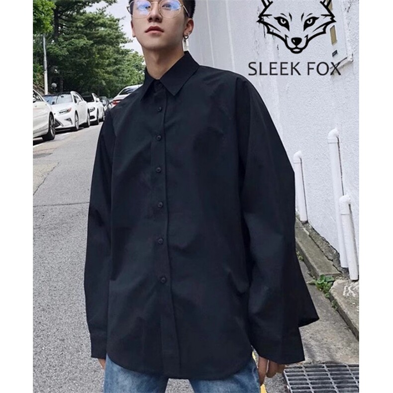 秋冬男士舒适外穿防晒休闲纯色ins宽松方领简约白色长袖衬衫CZ04,男装防晒衣,星座1116A（原606A-3）