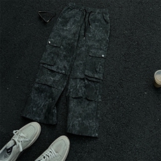 K811-P55大货足同款短裤也有大货男女宽松休闲直筒阔腿裤，男装牛仔裤，电商B327