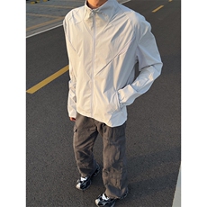 春夏款高品质冰感速干防晒服休闲户外运动外套透气弹力机能风夹克，男装防晒衣，电商A486-1