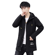 2021新款工装夹克男士外套中长款秋季韩版潮流4002-JK628-P50，男装夹克，星座1018