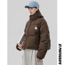中性风新款冬季时尚百搭宽松字母印花棉服外套MY6500特批75控128，男装棉衣，电商A268