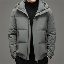 羽绒服男士连帽冬装新款宽松厚款保暖面包服外套SNNYR86R018-P235,男装羽绒服,电商B212（原钱塘6029）