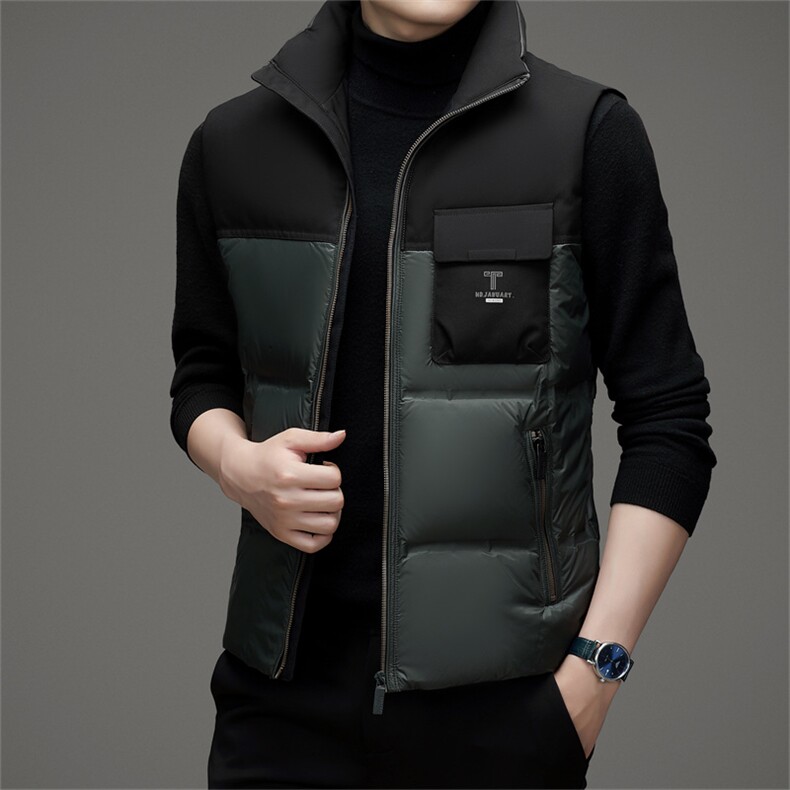 V3151钱塘2020-3冬季厚款时尚休闲中年男士90鸭绒羽绒服P148,男装羽绒服,钱塘207-3