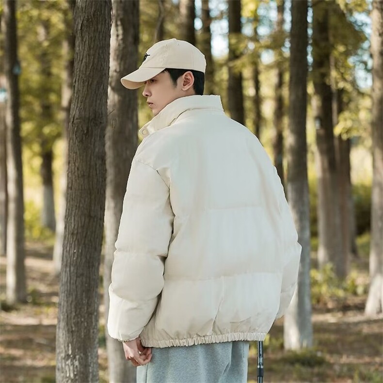 日系ins复古PU皮棉衣男生冬季潮加厚百搭保暖立领棉服FK85P90,男装棉衣,星座1116-2