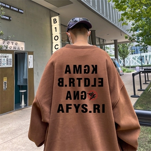 特P25控48 秋冬新款男士圆领卫衣宽松休闲日常百搭上衣WQ2437图片