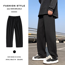 2023秋冬舒适百搭休闲加绒加厚卫裤WK80-1特批25加绒特批30，男装休闲裤，星座718-1
