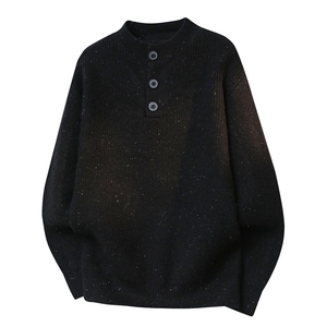 8812-P65 2025年秋冬新款休闲毛衣男士时尚长袖宽松针织衫上衣图片