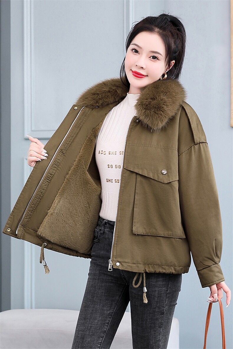 2025年冬装外套派克服新款时尚洋气百搭款,女装派克服,新感觉