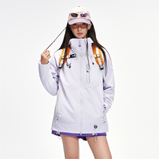 糖果色冲锋衣女三合一甜系户外CC502-单冲P78三合一P120，女装短外套，星座405-3