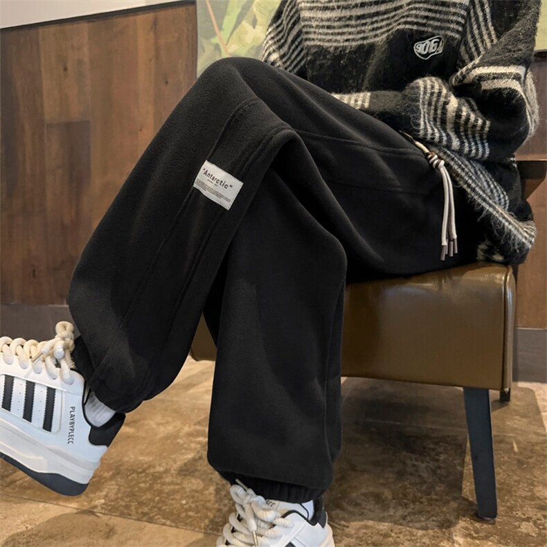 2025冬季新款男士重磅奥利绒休闲裤加厚卫裤WK2062，男装卫裤，电商B220