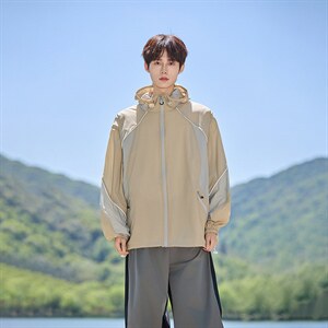 UPF50+有报告 凉感轻薄透气宽松大码潮流防晒服 DQC658-P48，男装防晒衣，电商B306