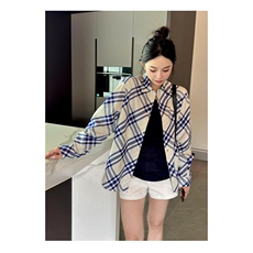 蓝白格子