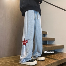 XZ616秋季新款卫裤星星植绒休闲裤TY946P45控58，男装休闲裤，星座512A（原616）