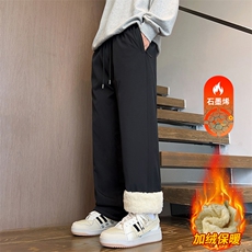 棉裤男士冬季加绒裤子抗寒防风保暖加厚休闲直筒裤JR1820-特P35，男装棉衣，星座610（原A335）