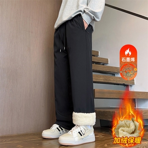 棉裤男士冬季加绒裤子抗寒防风保暖加厚休闲直筒裤JR1820-特P35