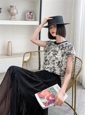 夏季碎花跑量小衫，其它，蘑菇扣