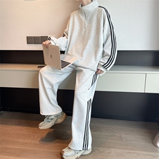 现货2025冬季新款加绒运动套装情侣卫衣卫裤TZ595，男装休闲裤，星座1816-1（原1210-1）