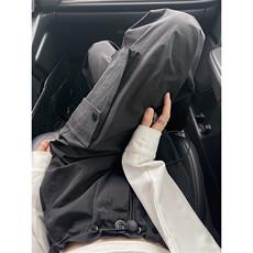 B221美式ins街头hiphop宽松休闲薄款冰丝工装裤LK23124-P60控78，男装休闲裤，电商B221