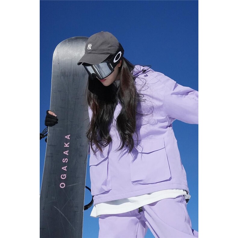舒适双板防水男女同款连帽滑雪服保暖加厚棉服外套M33-P145控195,男装棉衣,电商A001