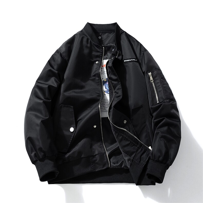 现货2色欧美街头酷炫棒球服飞行服夹克棉服外套,男装夹克,电商A105