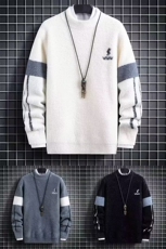 现货秋冬水貂绒男士毛衣青年时尚百搭半高领针织毛线衣加厚保暖打，男装针织衫/毛衣，星座218-1（原230）