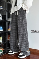 XZ616秋季重磅灯芯绒满印双褶钉标休闲长裤TY1069特P55控68，男装休闲裤，星座512A（原616）