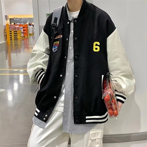潮流夹克潮男春季棒球服J1028P48图片