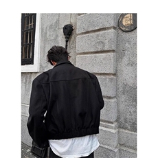 W9120-P68网图现货春季新款美式短款翻领夹克复古轻熟风外套，男装夹克，星座1608-2