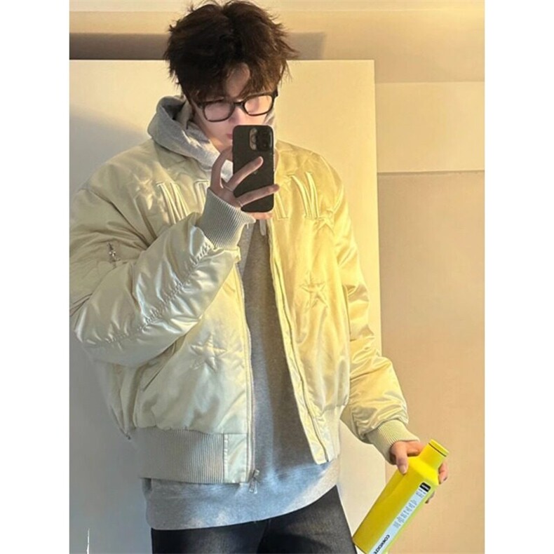 【有货】刺绣飞行员工装夹克棉衣棉服棒球服外套 MY8160 特P88图片