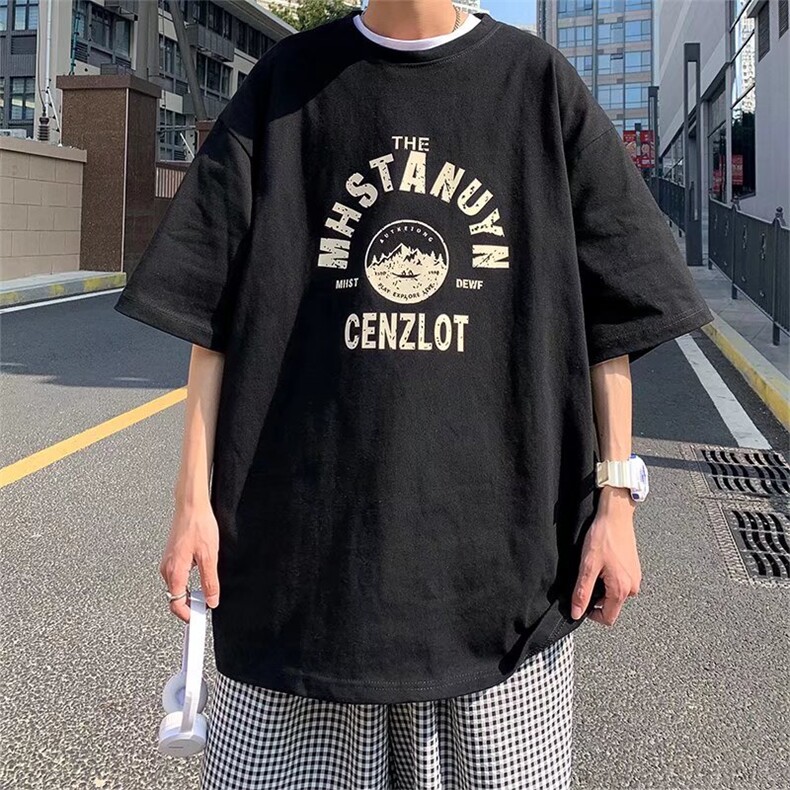 男圆领T恤宽松短袖T177P28,男装T恤,星座1116-2
