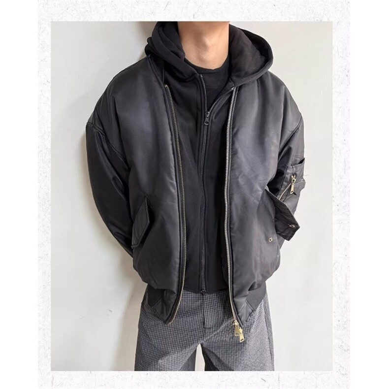 2025新款冬季棉服棉衣男生加厚保暖面包服运动休闲潮牌帅气外套,男装棉衣,四季星座505