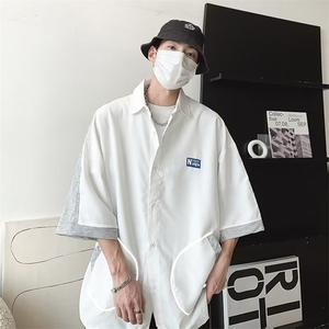夏季款美式cleanfit工字双褶A字西裤男款高级感宽松阔腿休闲长裤图片