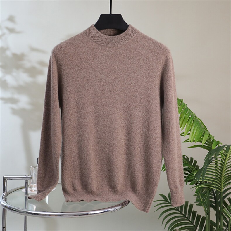 undefined2025年秋季长袖圆领时尚百搭，男装羊绒套衫，绒美人羊绒