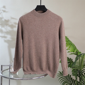 undefined2025年秋季长袖圆领时尚百搭，男装羊绒套衫，绒美人羊绒