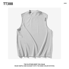 冰丝百搭舒适潮流小标休闲短袖TT388特批-34，男装T恤，星座718