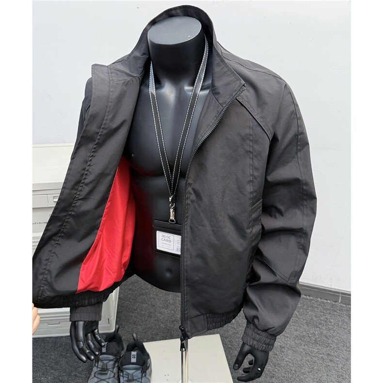 JK006假模备货15万件教练夹克聚酯纤维(M-5XL)TP3368,男装夹克,电商A088