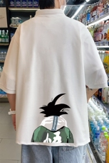 PL57005-P35翻领短袖polo衫男大码胖子半袖t恤男有领保罗衫模特，男装Polo衫，电商A040